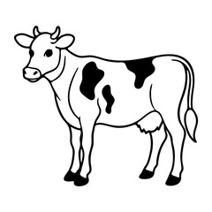 Cow vector art illustrator