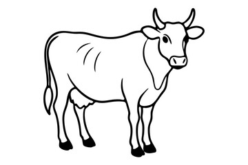 Cow vector art illustrator