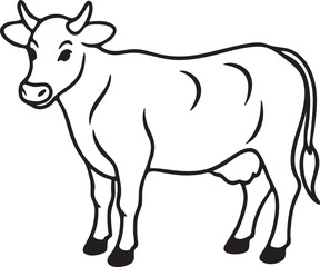 Cow vector art illustrator