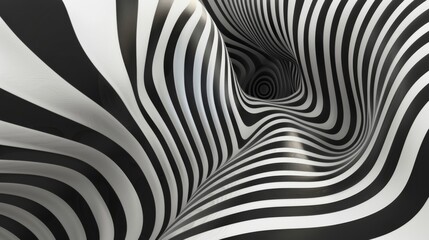 A sophisticated abstract background featuring a 3D optical illusion of interlacing stripes