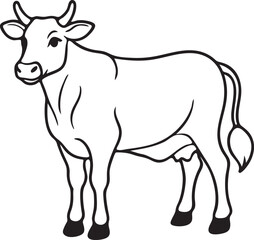 Cow vector art illustrator