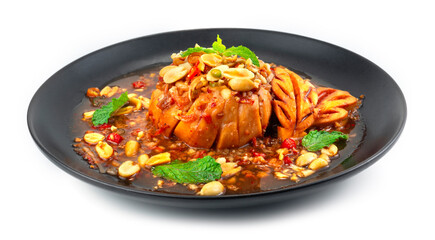 Fresh Santon with Spicy Sauce