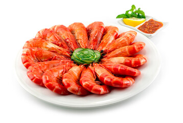 Tiger Prawns with Spicy dipping sauce