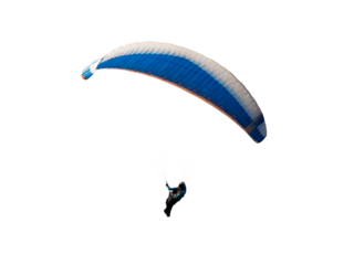 paraglider in flight