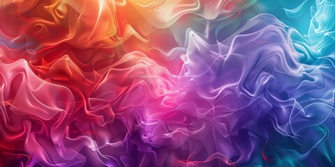 Obraz premium Dynamic blend of vibrant colors in abstract swirling patterns, perfect for modern and creative themes.