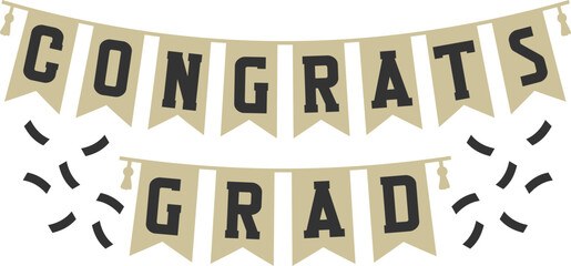 Congrats Grad Banner Logo