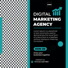 igital marketing web banner or social media post design templates