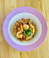 Shrimp fried rice