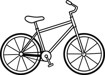 illustration of racing bicycle