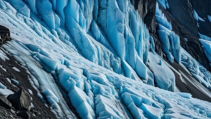 frozen waterfall , generative ai	