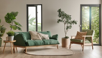 modern interior on background 