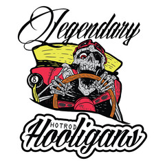 hotrod hooliganry t shirt design