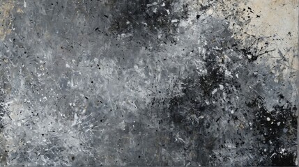 Obraz premium abstract painting textured background predominantly black white