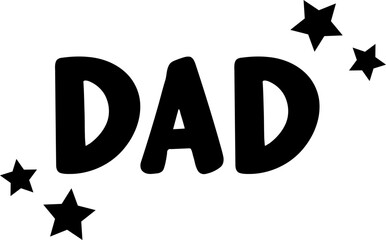 Dad - Fathers Day Graphic 