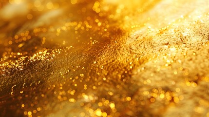Abstract elegance gradient gold texture with light reflection, golden texture background and wallpaper. 