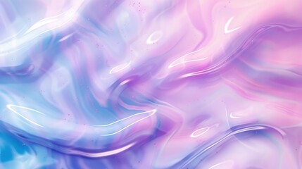 Pastel pink, blue, and purple abstract liquid-like background with soft highlights and sparkles