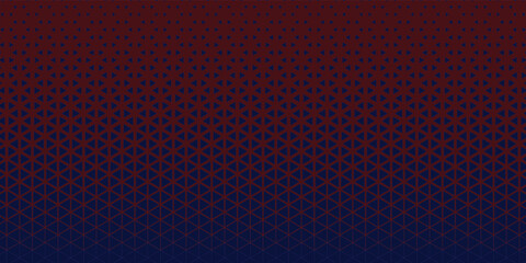Triangles Halftone Pattern Vector Abstract Geometric Technology Background. Triangular Half Tone Texture. Minimal Style Dynamic Tech Wallpaper