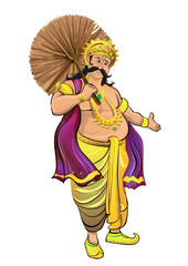Mahabhali, Maveeli, Onam Festival , mahabali or maveli, Kerala old king,  onam celebration.