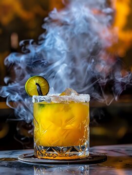 Refreshing Summer Cocktail with Elegance