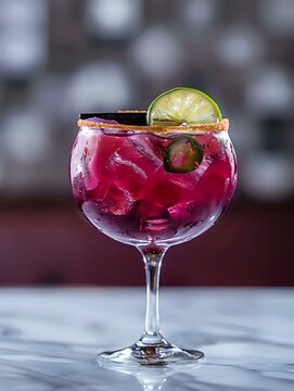 Refreshing Summer Cocktail with Elegance