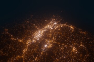 Aerial View Bilbao Spain From