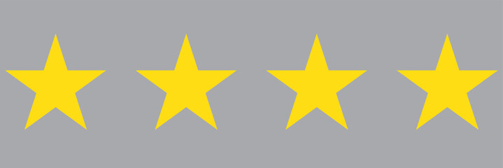 Star vector icons. Set of star symbols isolated.