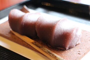 Ankoro-mochi in Ise, Mie, Japan