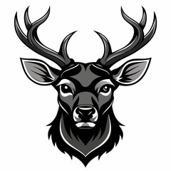 Naklejka premium Deer head Vector