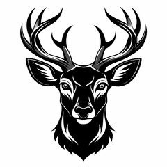 Fototapeta premium deer head vector