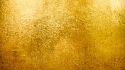 Golden Shiny Wall Abstract, Luxury and Elegance in Texture Background