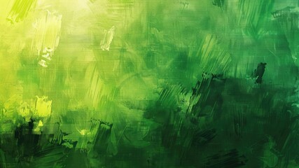 Fototapeta premium 緑系のブラシストローク背景_3