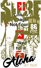 Surf Sky Blue T-shirts Design For Boy New Generation Fashion Collection Design