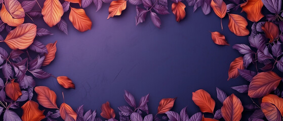 birch tree frame leaf template with black background and place for your name, in the style of dark purple and gold, delicate pencil sketches, indian motifs, innovative page design, sparse backgrounds,