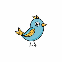 doodle bird cartoon