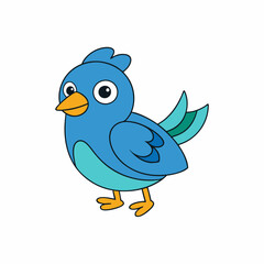 doodle bird cartoon