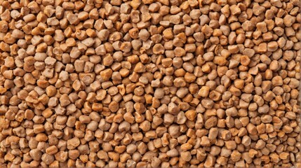 pile dry dog food white background appears to