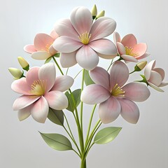 pink frangipani flower