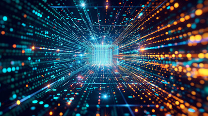 Obraz premium Data Tunnel