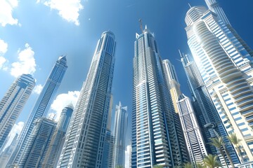 Fototapeta premium Skyscrapers of Dubai