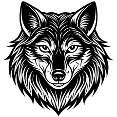 Wolf head Vector