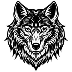 Wolf head Vector