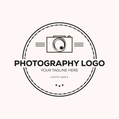 Photography Studio Logo Labels Icons and Design Elements