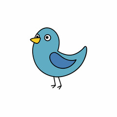 doodle bird cartoon