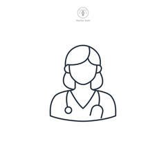 Obraz premium Avatar Icon theme symbol vector illustration isolated on white background