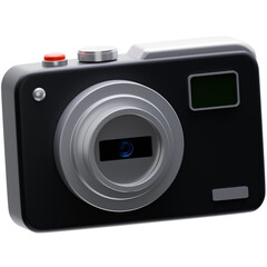 3D illustration Pocket Camera object