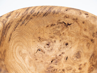 Handmade  Wood Turned Oak Burr / Burl Bowl or Dish