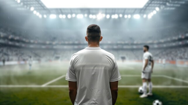 Dramatic View from Referee s Perspective During Crucial Penalty Kick in Soccer Championship Final