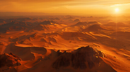 A photo of the Noctis Labyrinthus on Mars, with intricate valley networks as the background, during twilight