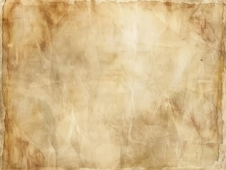 Obraz premium aged parchment with weathered edges and subtle stains faded ink markings visible warm sepia tones throughout vintage texture fills frame