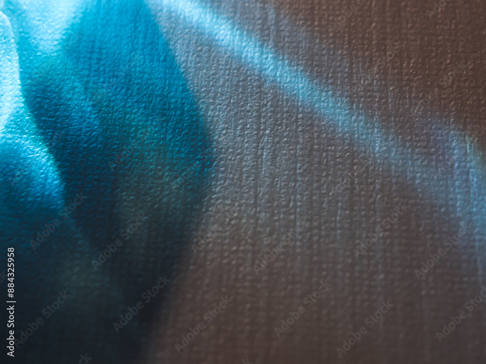 Wall mural light reflections on foam sheets in the dark for an energy abstract background.
